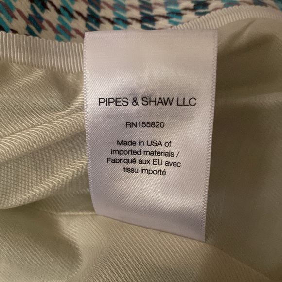 Veronica Beard Farley Dickey Jacket Size 6 Turquoise/Blue Pattern EUC Li… - Picture 8 of 16